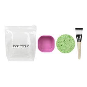 img 2 attached to 🌿 EcoTools Mini Mask Mates Kit - 5 Piece Set for Effortless Application of Face Masks: Clay Masks, Mud Masks, Korean Skin Care, and More