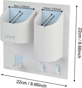 img 3 attached to Organizer Hooks Use Bathroom Cellphone Vertical
