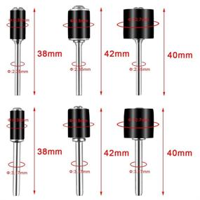 img 1 attached to 🛠️ AUSTOR Sanding Kit: Including Sleeves, Mandrels, and More for Industrial Power & Hand Tools