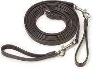 camelot leather draw reins size logo