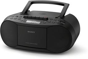 img 2 attached to Sony Stereo CD/Cassette Boombox: Powerful Home Audio 🎵 Radio in Black (CFDS70BLK), 13.7 x 6.1 x 9 inches