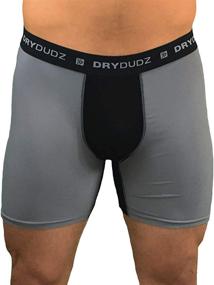 img 2 attached to 🩲 Stay Comfortable and Dry: Dry Dudz Men's Hydro-Tech Compression Short Gray