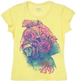 img 3 attached to 👚 Vibrant OFFCORSS Colored Blouses Graphic Camisetas for Fashionable Girls' Clothing