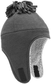 img 1 attached to Gloves Earflap Weather Accessory RoyalBlue Boys' Accessories for Cold Weather