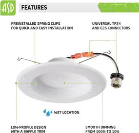 img 1 attached to 💡 Streamline Lighting Efficiency: ASD Recessed Downlight Replacement Installation for Industrial Electrical Components