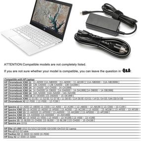 img 2 attached to 918337 001 844205 850 Chromebook 11 AE000：14 Ca051Wm 14 Ca052Wm Laptop Accessories