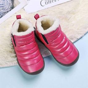 img 1 attached to 👞 Winter Outdoor Little Boys' Shoes with Repellent Technology