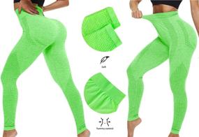 img 3 attached to Fitever Leggings Seamless Lifting Workout Sports & Fitness in Other Sports