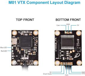 img 2 attached to 📷 BETAFPV M01 AIO Камера: Высококачественный 5,8 ГГц передатчик VTX с OSD и поддержкой SmartAudio для Whoop дронов на 1-2S, таких как Beta65S Beta85 Pro 2 (версия с пинами)