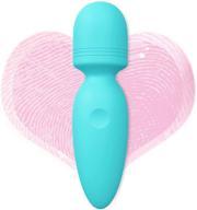 💆 compact cordless mini wand massager: rechargeable, quiet, and waterproof for neck, shoulder, back, and body [4.35 * 1.18 inches] logo