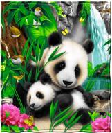 dawhud direct precious pandas blanket logo