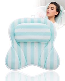 img 4 attached to Bathtub Headrest Shoulder Breathable Powerful