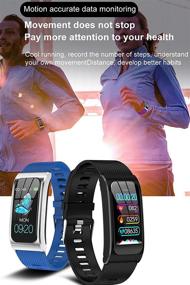 img 2 attached to Women's Fitness Tracker: Pressure Pedometer Wristband Watches for Enhanced Health Monitoring