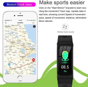 img 1 attached to Women's Fitness Tracker: Pressure Pedometer Wristband Watches for Enhanced Health Monitoring