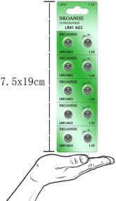 img 2 attached to Long-lasting SKOANBE AG3 LR41 Coin Cell Battery - Pack of 40 for Extended Performance