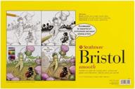 📄 strathmore paper 300 series bristol for sequential art, smooth surface, 11 x 17 inches, white - pack of 24 sheets logo