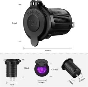 img 2 attached to ZHSMS Universal Replacement Motorcycle Waterproof Replacement Parts