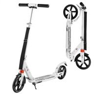 🛴 hikole scooter for kids and adults 10 years and up, front and rear wheel anti-shock suspension - quick-release folding system, and scooter shoulder strap, 7.9-inch big wheels - great scooters for adults, teens, and children logo