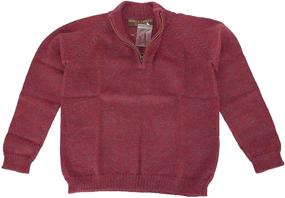 img 4 attached to Boys' Handmade Half Zip Sweater: 100% Alpaca Wool Alpaca Basics