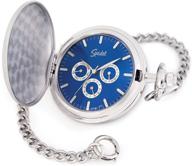 speidel classic smooth pocket silver men's watches logo