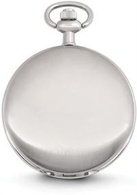 img 2 attached to Speidel Classic Smooth Pocket Silver Men's Watches