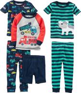 🐘 carter's transportation elephant sleepwear & robes for boys - simple joys collection logo