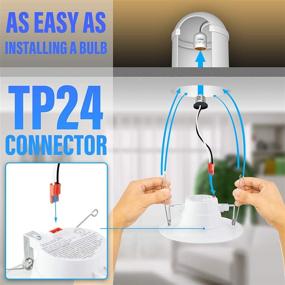 img 3 attached to 🔦 JULLISON 4" Downlight: 2700K-5000K Compatible, High Efficiency