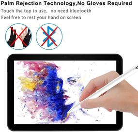 img 1 attached to 🖊️ CELINI Stylus Pen for iPad: Palm Rejection, Tilting Detection, and Magnetic Adsorption