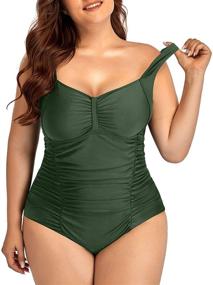 img 2 attached to 👙 Daci Control Vintage Swimsuits - Women's Swimwear Clothing