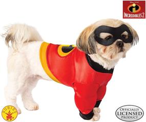 img 3 attached to 🐶 Disney Incredibles 2 Pet Costume Shirt and Mask by Rubie's