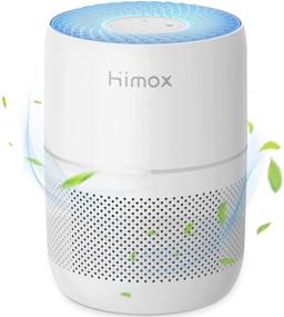 img 4 attached to 🌬️ HIMOX Air Purifier H13 HEPA Filter for Large Room, Efficiently Eliminates 99.99% of Viruses, Bacteria, Smoke, Allergies, and Pet Dander. Ideal for Bedrooms, Mold Odors, Pollen, Dust. Covers 500-1000 sq.ft. Super Quiet at 20db, Elegant H08 White Design.