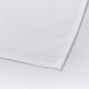 img 2 attached to 🍽️ Polyester Rectangular Tablecloth – Ideal for Weddings and Restaurants