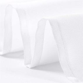 img 1 attached to 🍽️ Polyester Rectangular Tablecloth – Ideal for Weddings and Restaurants