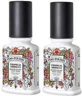 💩 2-pack poo pourri tropical hibiscus before you go spray, 2 ounce each logo