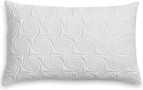 img 4 attached to 🔝 Cooling Adjustable Shredded Memory Foam Pillow - Eco-Friendly, Cold to the Touch, Comfortable - CertiPUR-US Filled - Perfect Pillow for the Perfect Night's Sleep (King, Natural)
