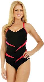 img 3 attached to InstantFigure Compression Shapewear Two Tone Coverage Women's Clothing for Swimsuits & Cover Ups