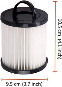 img 2 attached to 🔍 I clean DCF-21 Vacuum Filters Replacement: Washable & Reusable for Eureka Dust Cups - AS1000 AS1040 3270 3280 4230 4240 8810 8860 8870 Upright Vacuums (2 Pack)