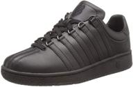 👟 k swiss men's classic sneaker black: timeless style and comfort logo