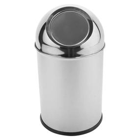 img 2 attached to 🗑️ G.E.T. Enterprises Stainless Steel 6.75&#34; Table Top Trash Can with Mirror Finish, Stainless Steel Coffee Station Collection SSTB-11 (Pack of 1)