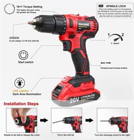 img 2 attached to 💡 Revolutionary Newtall Cordless Keyless Lithium Ion Industrial Power & Hand Tools: Unleashing Unmatched Efficiency and Convenience