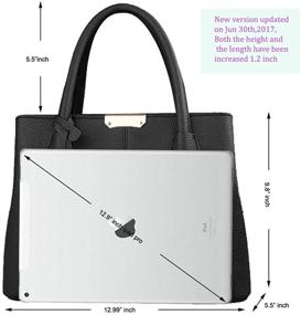 img 1 attached to Life Stylish Leather Vertical Utility Women's Handbags & Wallets and Satchels