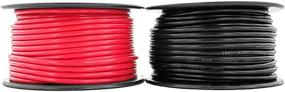 img 4 attached to 🔌 GS Power 12 Gauge Electrical Wire - 2 Pack Color Combo Low Voltage Wiring 100 Feet Per Roll, Copper Clad Aluminum Electric Wires for 12 Volt Automotive, Lighting, Trailer or Car Audio" - Optimized Product Name: "GS Power 12 Gauge Electrical Wire - 2 Pack Color Combo Low Voltage Wiring, 100 ft per Roll, Copper Clad Aluminum Electric Wires for 12V Auto, Lighting, Trailer, Car Audio