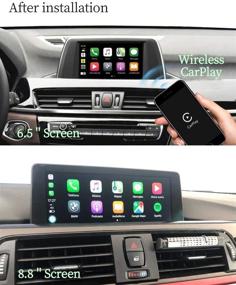 img 2 attached to 📶 Wireless Apple Carplay/Wired Android Auto USB Dongle Adapter - Mirroring, SIRI Voice Control, Google Maps, Waze (Android Car Radio Only, No Built-in Carplay) - Wireless White