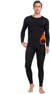 🧣 mancyfit men's ultra soft fleece lined thermal underwear long johns set logo