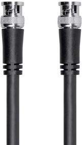 img 4 attached to Monoprice HD-SDI RG6 BNC Cable - 10 Feet - Black: Ultimate Solution for HD-Serial Digital Video Transfer, Mobile Apps, HDTV Upgrades & More - Viper Series