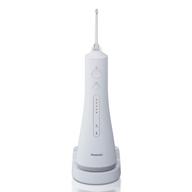 🚿 panasonic cordless water flosser for dental, bridge, and orthodontic care - portable oral irrigator with ultrasonic cleaning, ew1511w (white) logo