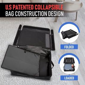 img 2 attached to 🔥 FLYPAL Fireproof Document Organizer Bag with Lock | U.S Patented Design | Waterproof & Fire-Resistant | Collapsible File Holder with Dividers | 17.5 x 13 x 5-Inch Fireproof Container and Case