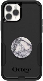 img 2 attached to Bundle: OtterBox Commuter Series Case For IPhone 11 Pro - (Black) PopSockets PopGrip - (White Marble)