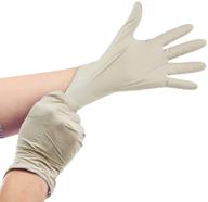 disposable nitrile gloves powder rubber household supplies logo