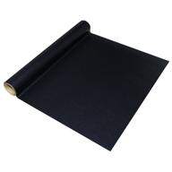 🛋️ black self-adhesive leather repair tape patch - 4.5 ft x 13.8 inch, ideal for couch, sofas, handbags, jackets, furniture, car seats logo